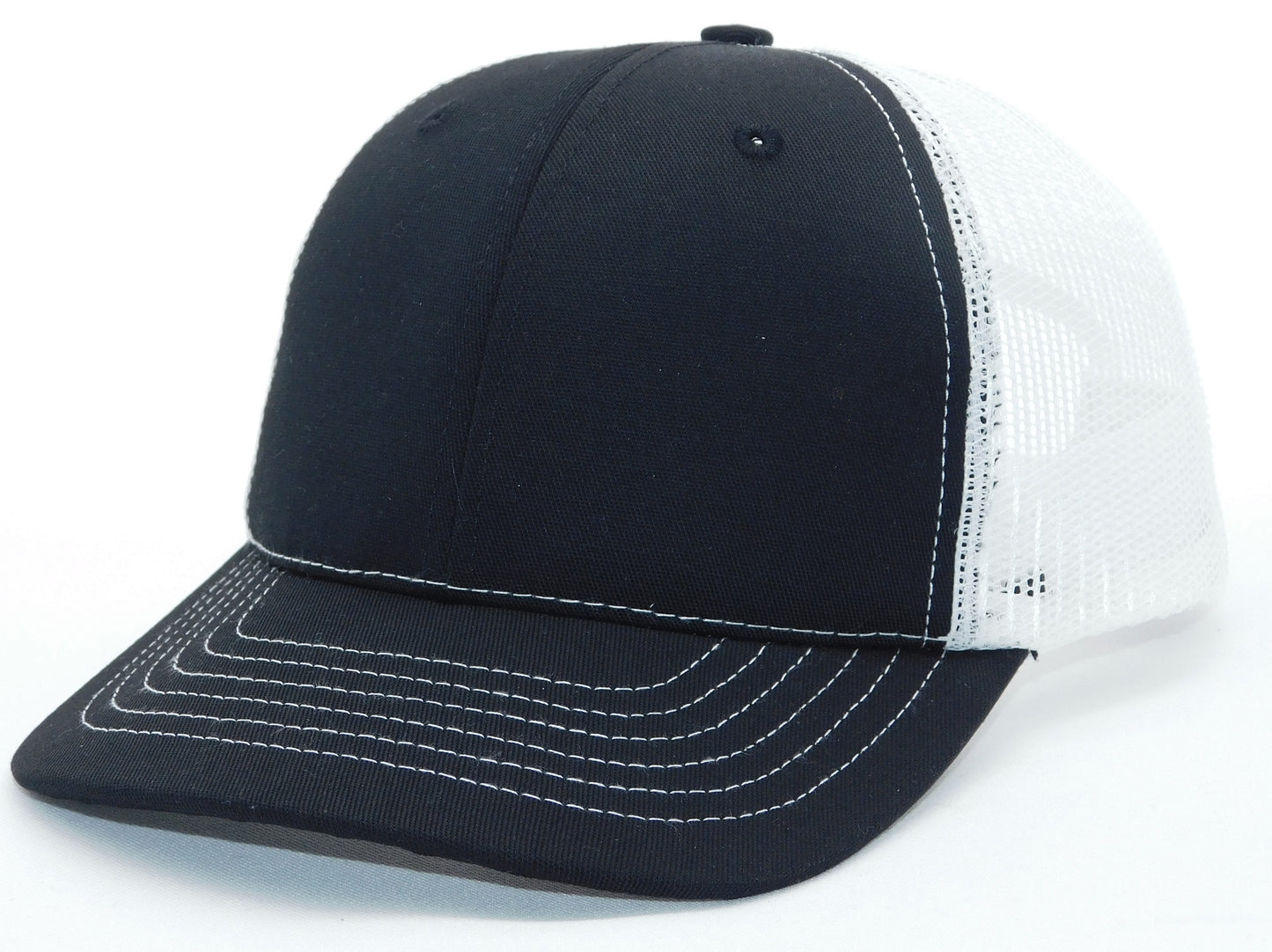 (USA 100) White Trucker Mesh Cap
