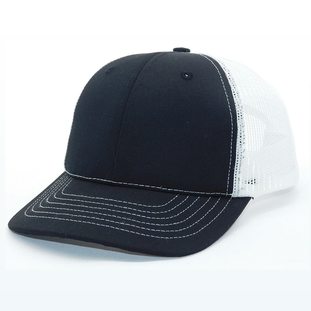 (USA 100) White Trucker Mesh Cap