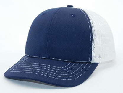 (USA 100) White Trucker Mesh Cap