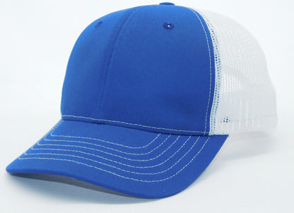 (USA 100) White Trucker Mesh Cap