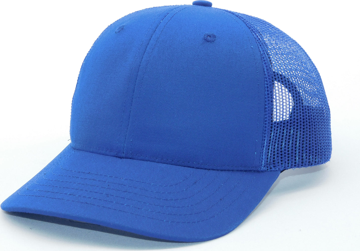 blue mesh trucker hat