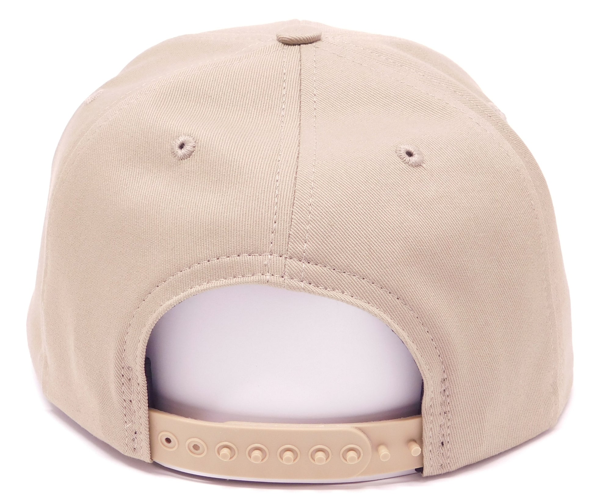 white twill cap