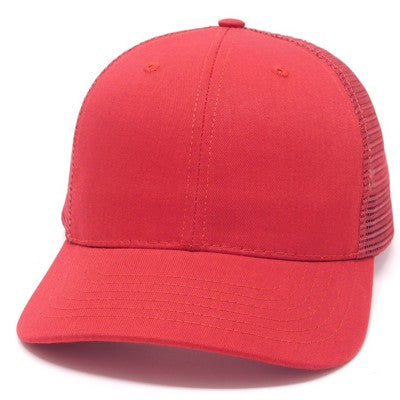 red trucker matching mesh