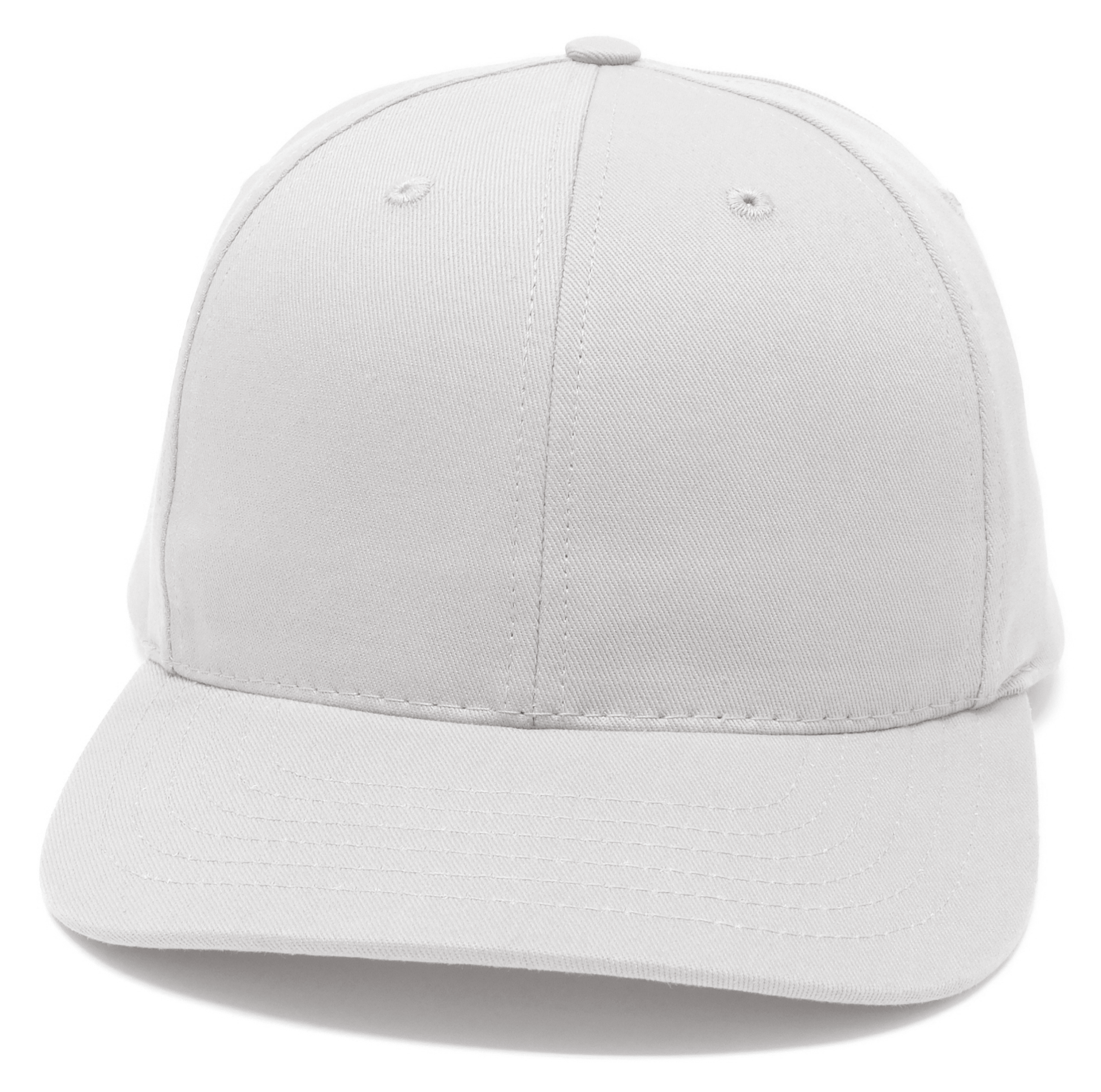 white twill cap