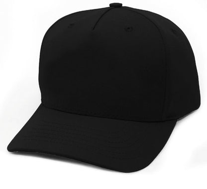 black 5-panel hat