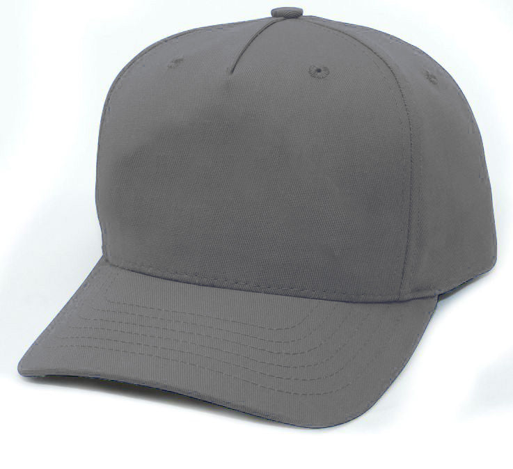 gray 5-panel hat