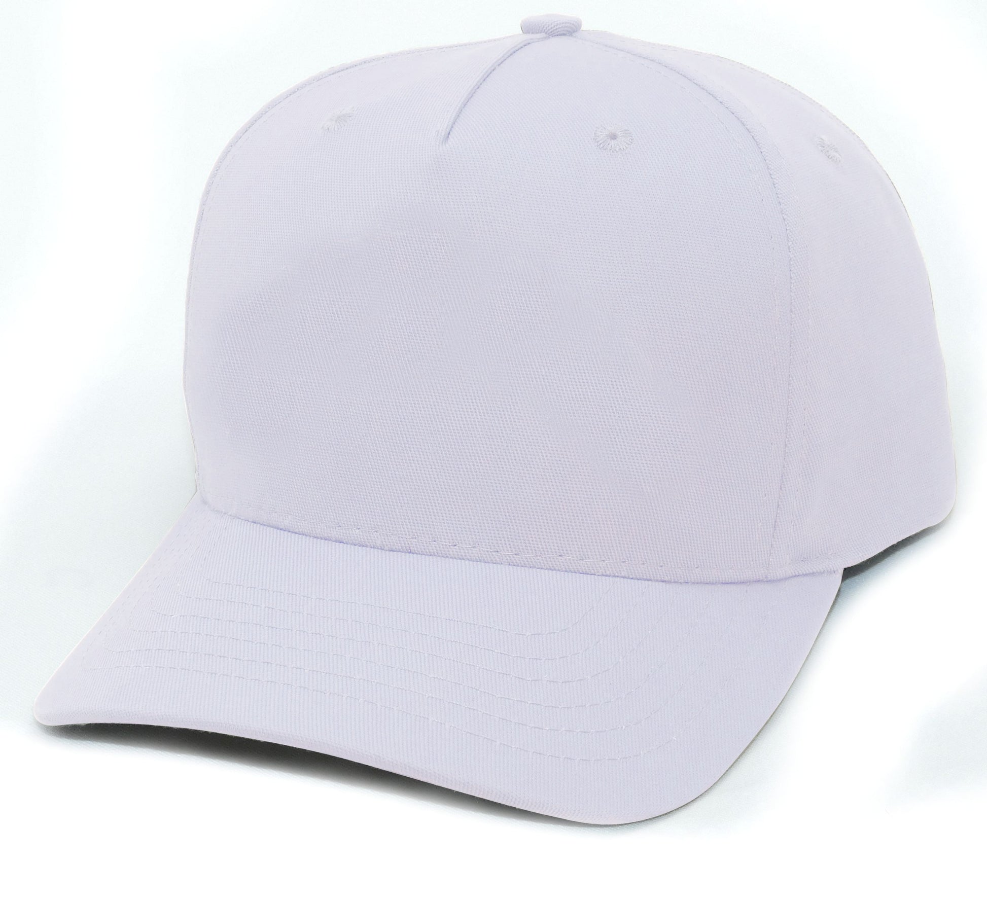 white 5-panel hat